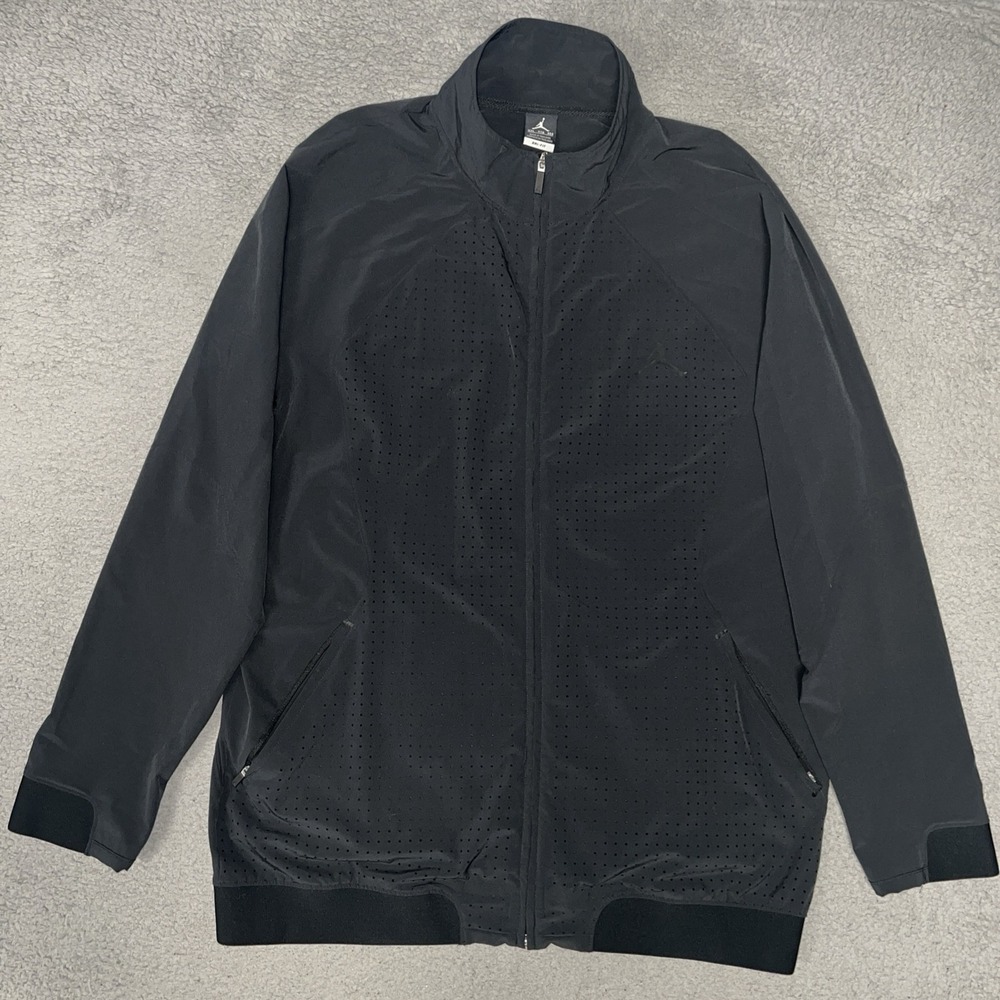 Jordan Ultimate Flight Stretch Jacket Men's 2XL XXL Black Perforated 642276-010